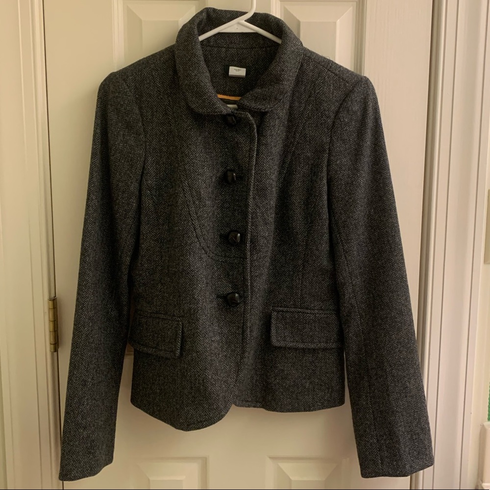 J. Crew ⭐️RARE⭐️ herringbone tweed wool blazer